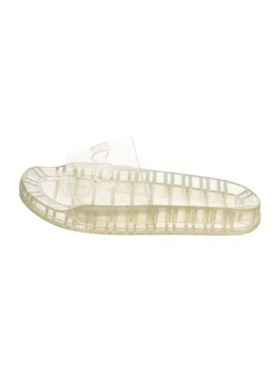 Pre-owned Gucci Rubber Slides