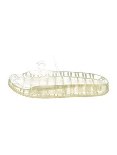 Pre-owned Gucci Rubber Slides W/ Tags In Transparent