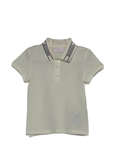 Gucci Rubberized-logo Polo Shirt In Green