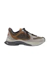 Gucci Run Interlocking G Sneakers In Multicolor