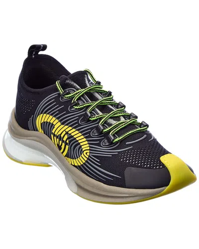Gucci Run Lace-up Sneakers In Black