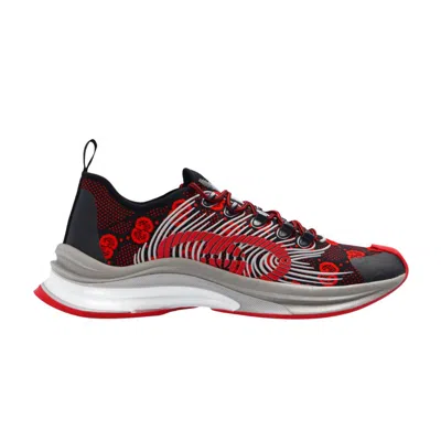 Pre-owned Gucci Run Sneaker 'black Red'
