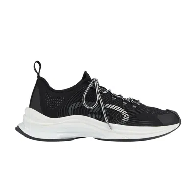 Pre-owned Gucci Run Sneaker 'black White' | Men's Size 12.5