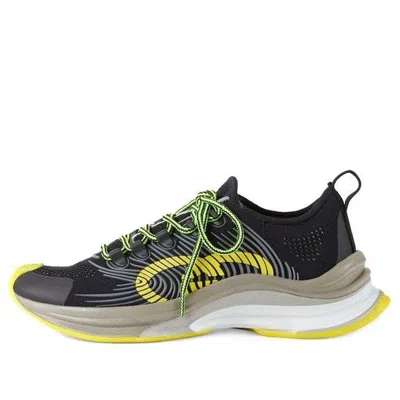 Gucci Run Sneaker 'black Yellow'