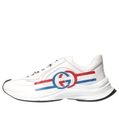 Gucci Run Sneaker 'white Blue Red'