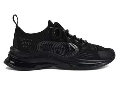 Pre-owned Gucci Run Triple (women's) Sneakers In Black