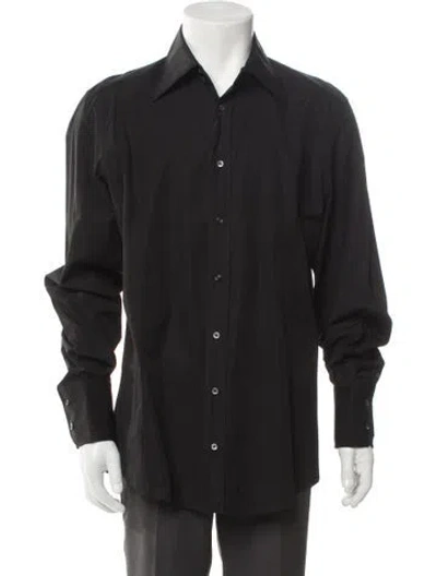 Pre-owned Gucci Running Gg Logo Long Sleeve Shirt W/ Tags In Black