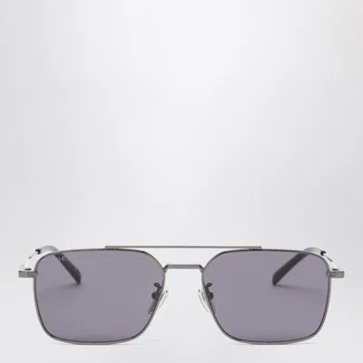 Gucci Ruthenium Colored Sunglasses With Bridge