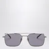 Gucci Ruthenium Colored Sunglasses With Bridge Women In Gray