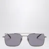 Gucci Ruthenium Colored Sunglasses With Bridge Women In Black