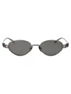 Gucci Ruthenium-ruthenium-grey Metal Sunglasses In Gray