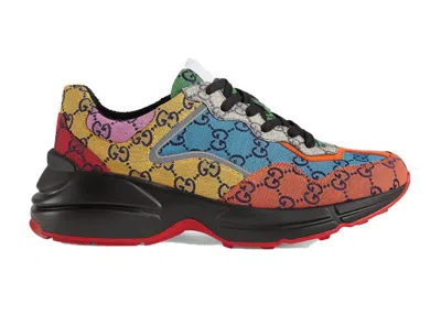 Pre-owned Gucci Rython Gg Black (women's) Sneakers