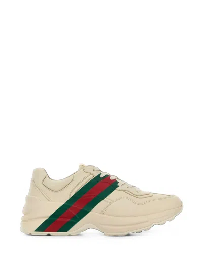 Gucci Rython Sneakers In White