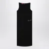 Gucci Horsebit Midi Dress In Black