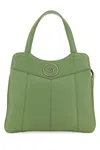 Gucci Small Structured Leather Handbag With Top Handles In 3509