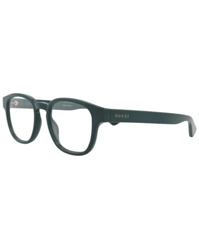 Gucci Saint Laurent Men's 49mm Optical Frames In Green