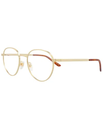 Gucci Saint Laurent Men's 51mm Optical Frames In Gold