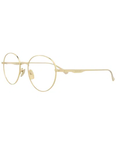 Gucci Saint Laurent Men's 53mm Optical Frames In Gold