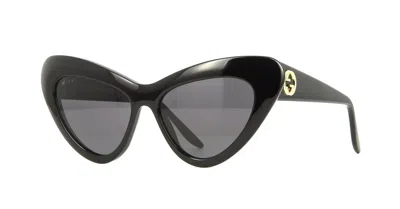 Pre-owned Gucci Saint Laurent Sl 567 Black/grey (001) Sunglasses In Gray