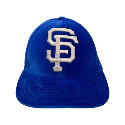 Pre-owned Gucci San Francisco Giants Mlb Velvet Baseball Cap