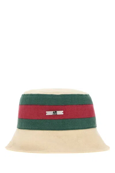 Gucci Sand Canvas Bucket Hat In Beige O Tan