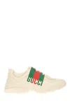 Gucci Off White Logo Sneakers In Neutral