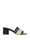 Gucci Sandal With Medium Heel And Strap