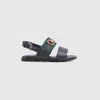 Gucci Sandal With Web In Blue