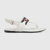 Gucci Sandal With Web In White
