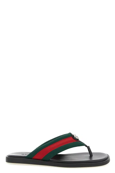 GUCCI 'INCROCIO GG' SANDALS