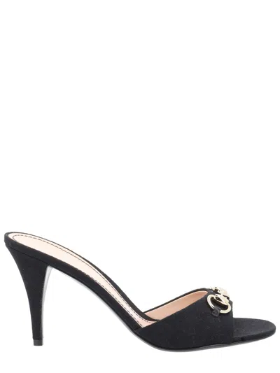Gucci Sandalo "slider" Donna Con Morsetto In Multi