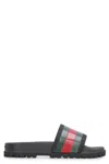 Gucci Mens Nero Vrv Pursuit Treck Rubber Sliders In Black