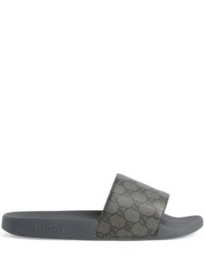 Gucci Sandals In Grey/black