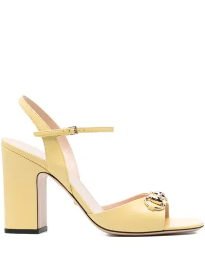 Gucci Sandals  E25 In Yellow