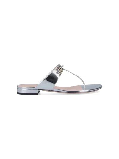 GUCCI SANDALS WITH CLAMP