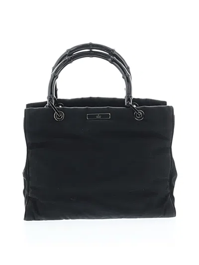 Pre-owned Gucci Satchel In Black