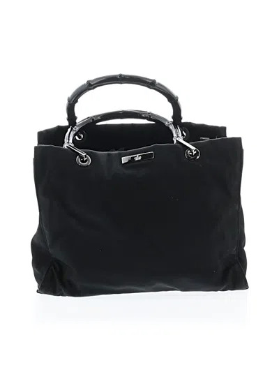 Pre-owned Gucci Satchel In Black