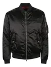 Gucci Bomber Jacket In Nylon Canvas Fabric In Black