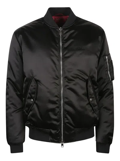 GUCCI SATIN BOMBER JACKET