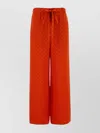 Gucci Satin Pant Pyjama Stripe Detail In Red