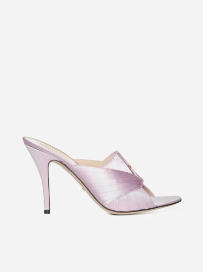 Gucci Women's Heeled Slide Sandal In Pink