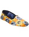 Gucci Satin Slipper In Blue