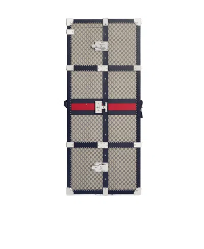 Gucci Savoy Luggage In Gray