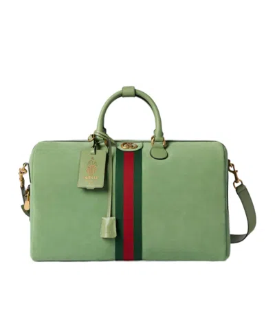 Gucci Savoy Medium Duffle Bag In Green