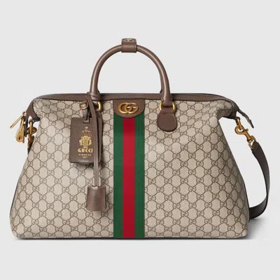 Gucci Savoy Medium Duffle Bag In Sand