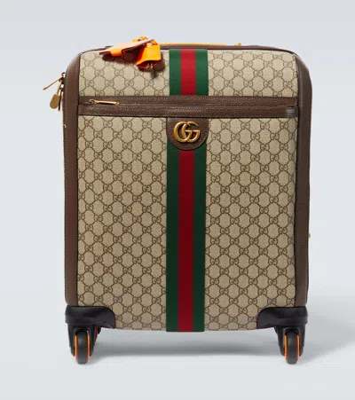 Gucci Savoy Small Carry-on Suitcase In Brown