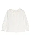 Gucci Scallop-detail Blouse In Nude