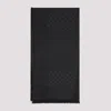Gucci Unisex-adult Gg Logo Scarf 165904-3g646-1100 In Black