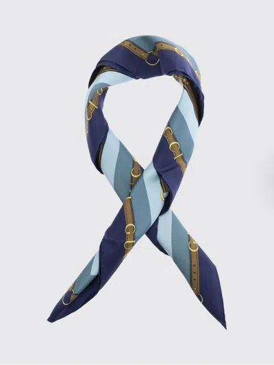 Gucci Scarf Woman In Blue