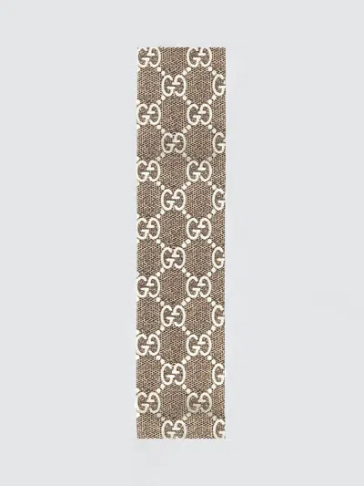 Gucci Scarf Woman In Brown